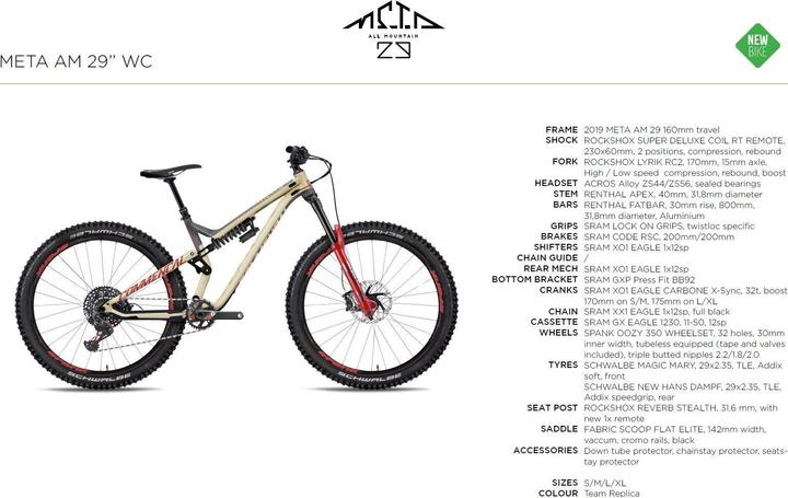 Produktbild Commencal Meta AM 29 WC (40 cm)