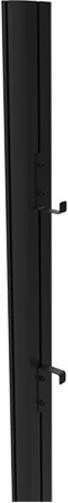 Actual product image Multibrackets Cable holder, metal, black, max. 5 kg