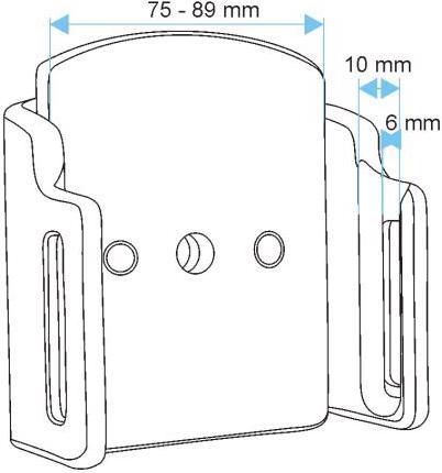 Actual product image Brodit Holder Universal passive