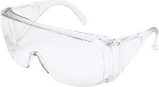 Produktbild Otto Schachner Sikkerhedsbrille klar - Besøgsbrille Klart stel/linse, kan baeres på alm. briller