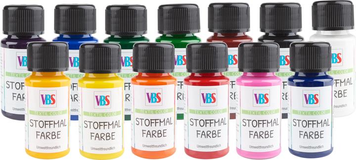 Produktbild VBS Stoffmalfarbe, 50 ml (Zitrone, 50 ml)
