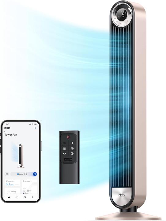 Image du produit Dreo Turmventilator Sternenlicht mit Sprachsteuerung (23 dB)