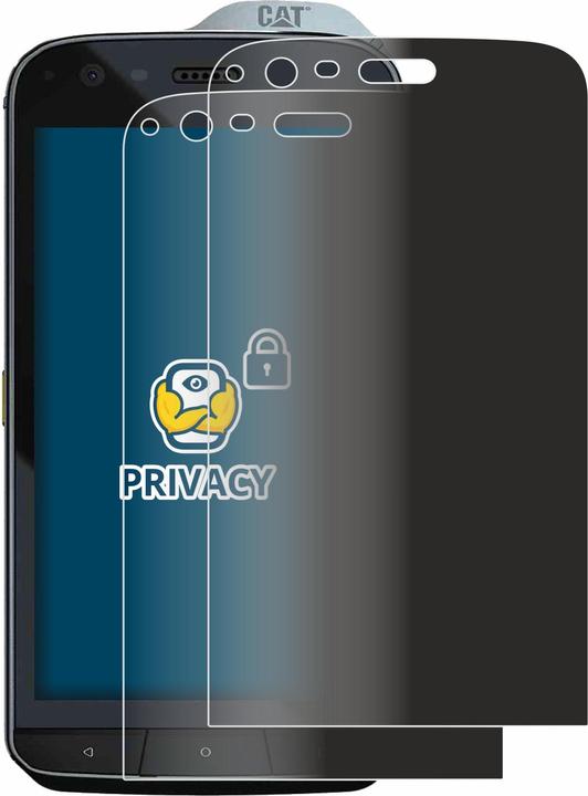Produktbild BROTECT Sichtschutzfolie Anti-Spy Privacy Folie Blaulicht-Schutz (2 Stück, CAT S61)