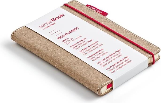 Produktbild Transotype senseBook RED RUBBER (A6, Liniert, Harter Einband)