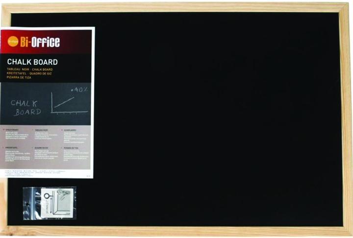 Produktbild Bi-Office Kreidetafel, Naturholz, schwarz, 600 x 400 mm (40 x 60 cm)