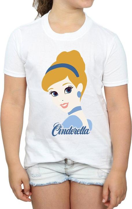 Immagine prodotto Cinderella Maglietta da ragazza in cotone Silhouette (128)