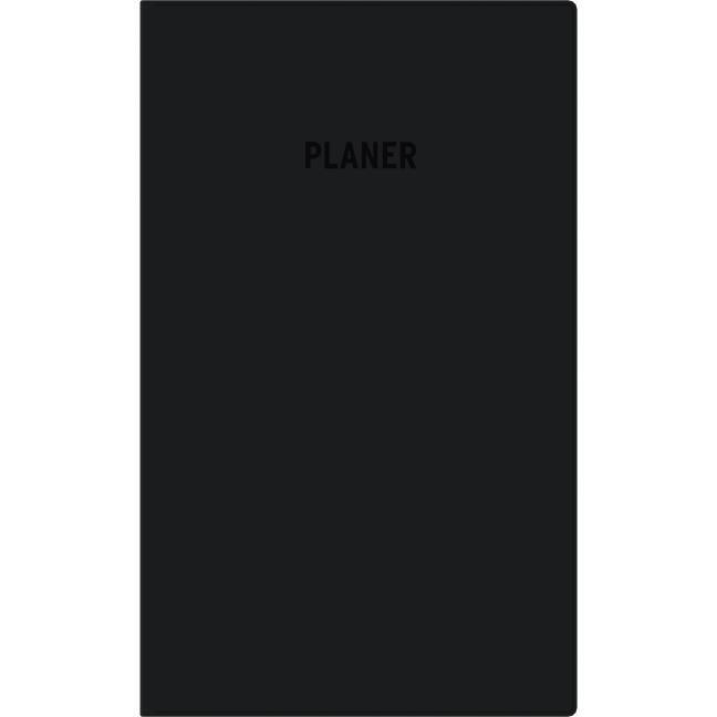 Produktbild Neumann Taschenplaner Leporello PVC schwarz 2026 - Bürokalender 9,5x16 cm - 1 Monat auf 2 Seiten - s (Deutsch)