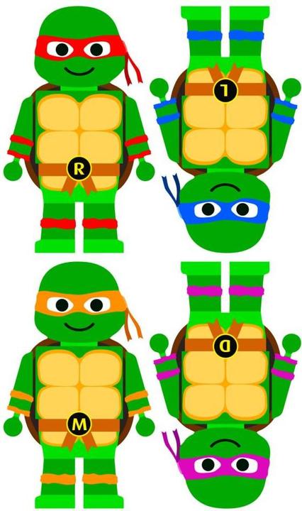 Actual product image Trenddeko Teenage Mutant Ninja Turtles Toy (60 x 101 cm)
