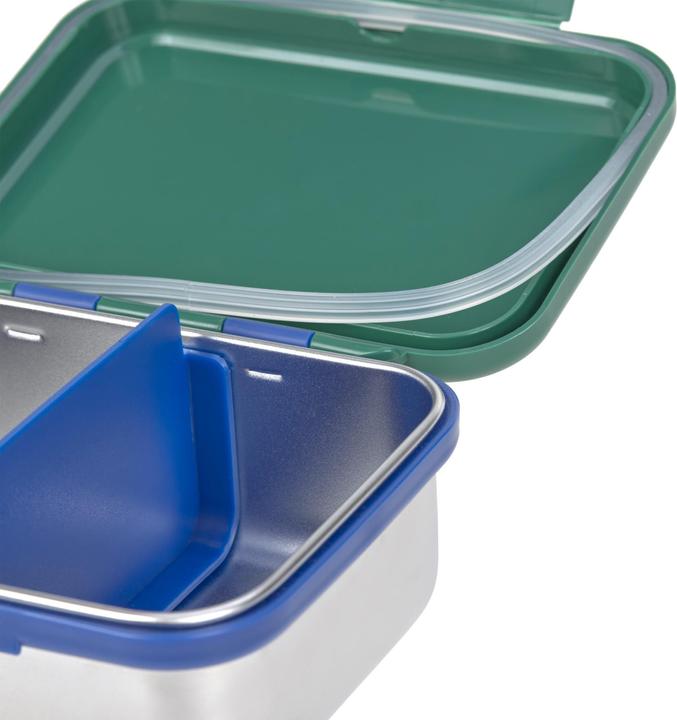 Produktbild Lässig Edelstahl Lunchbox Little Gang Regenbogen grün