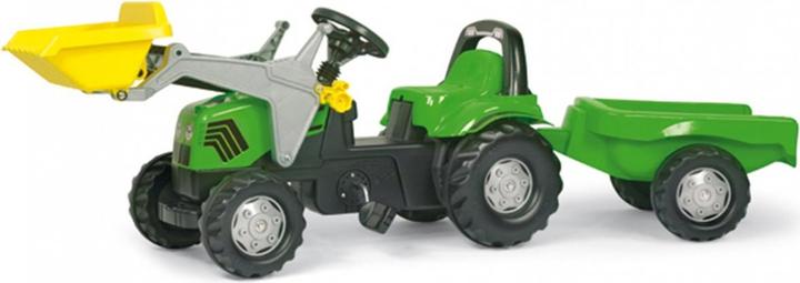 Actual product image Rolly Toys rollyKid Deutz tractor with loader and trailer