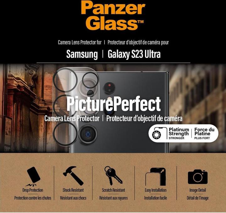 Immagine prodotto PanzerGlass PicturePerfect (1 Pezzo/i, Samsung Galaxy S23 Ultra)