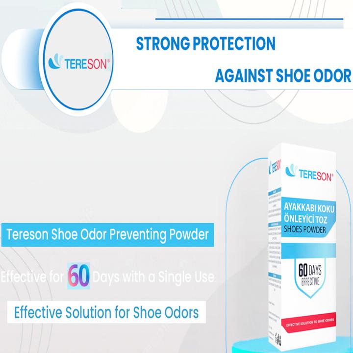 Produktbild Tereson Fussdeodorant, Schuhgeruch-Präventionspulver, 60 Tage Wirkung, 10er Pack (Fussdeodorant & -puder)