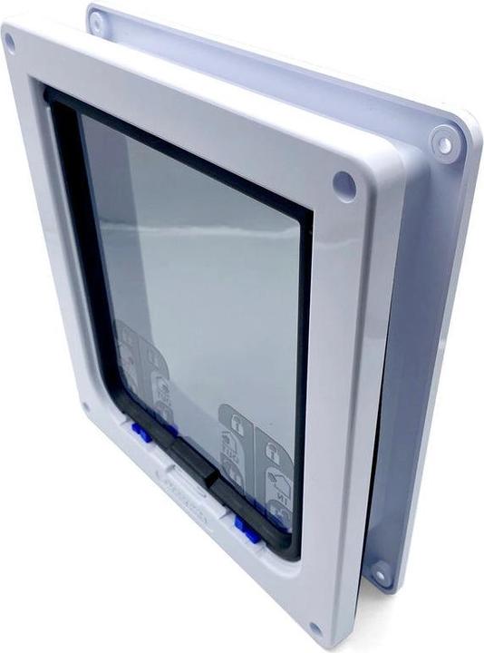 Actual product image Cat Mate 4-way locking cat flap, XL, white (Magnetic cat flap)