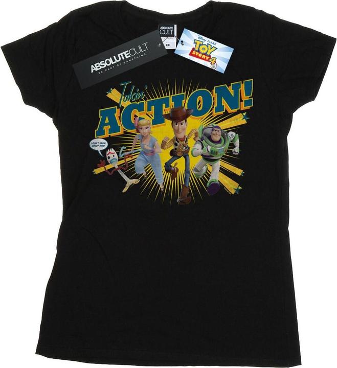 Actual product image Disney Womens/Ladies Toy Story 4 Takin' Action Cotton T-Shirt (XXL)