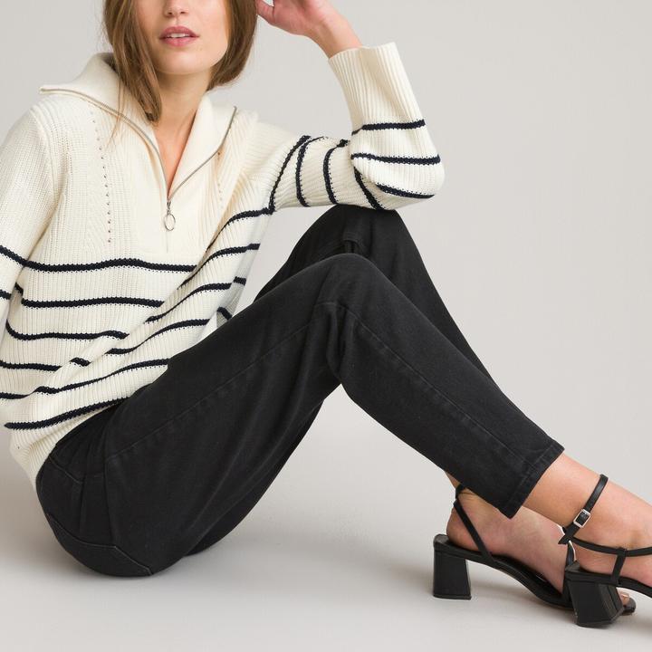 Produktbild La Redoute Collections Boyfit-Jeans mit hohem Bund (32, 38)
