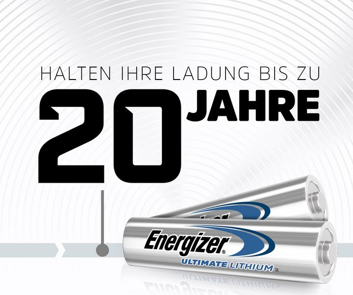Actual product image Energizer Ultimate Lithium (4 pcs., AAA, 1150 mAh)