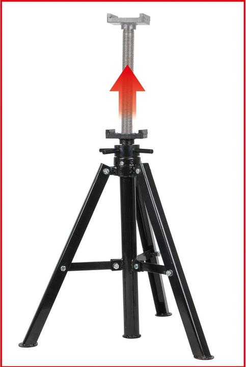 Produktbild KS Tools Stahl-Spindel-Unterstellbock, 12t, 456-710mm