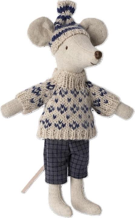 Produktbild Maileg Wintermaus mit Skiset (16 cm)