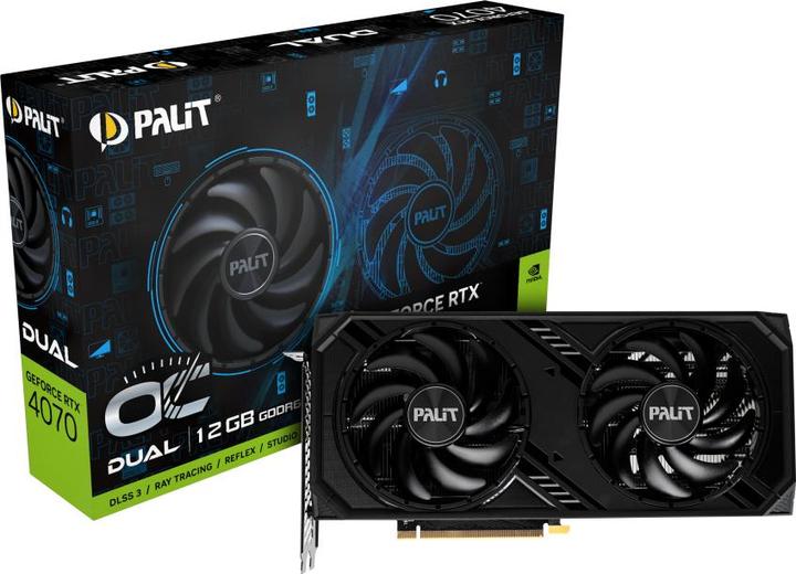 Produktbild Palit VGA RTX4070 12GB Dual OC (12 GB)