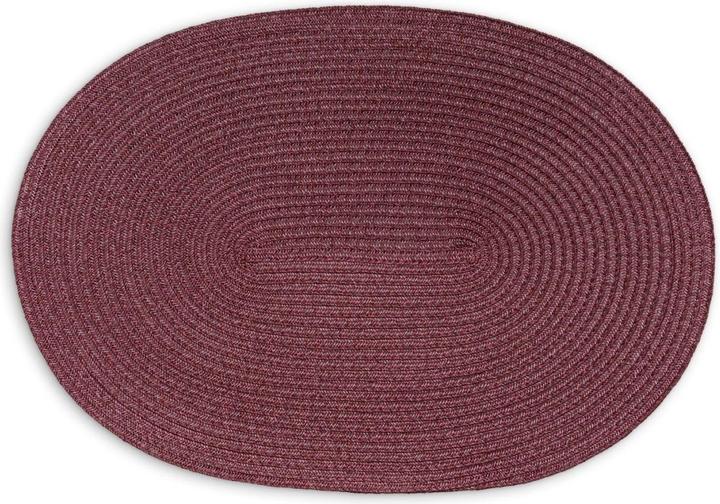 Continenta Tischset oval, weinrot (45 x 31 cm)
