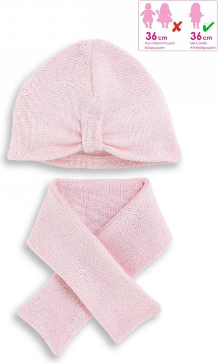 Actual product image Corolle MC cap + scarf