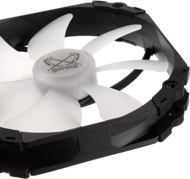 Actual product image Scythe PC fan Kaze Flex 140 Round RGB PWM (140 mm, 1 x)