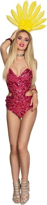 Actual product image Boland Samba feather headdress neon coloured: Tiara (hairless)