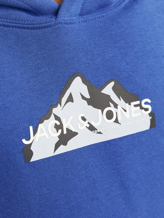Actual product image Jack & Jones Jcomountain Logo Sweat Hood Sn Jnr (152)