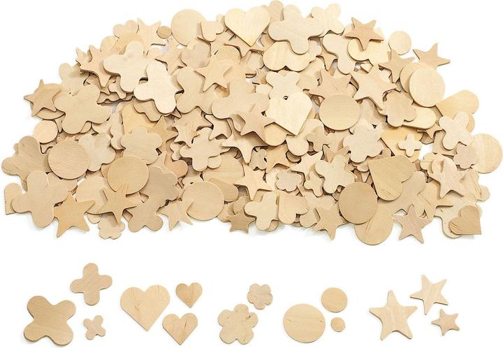 Image du produit Colorations Coloriages - Formes naturelles en bois en 5 designs, 350 pièces.