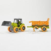 Actual product image Kögler DIY farm vehicle with trailer and two goat