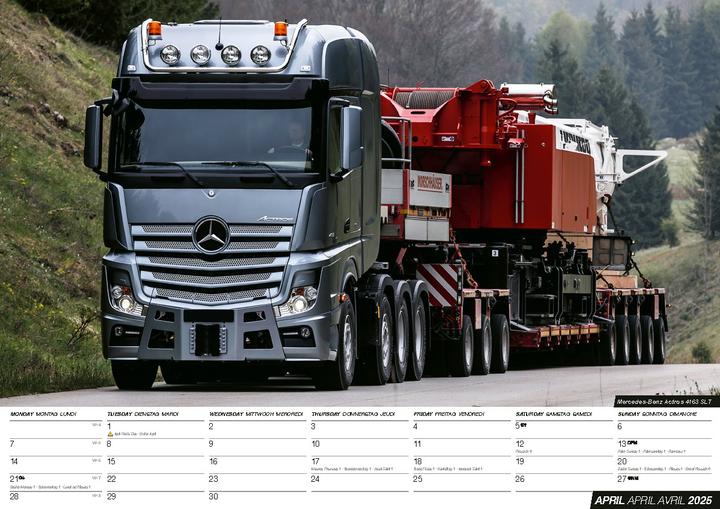 Produktbild Trucks 2025 - LKWs - Lastkraftwagen (Harter Einband, Deutsch)