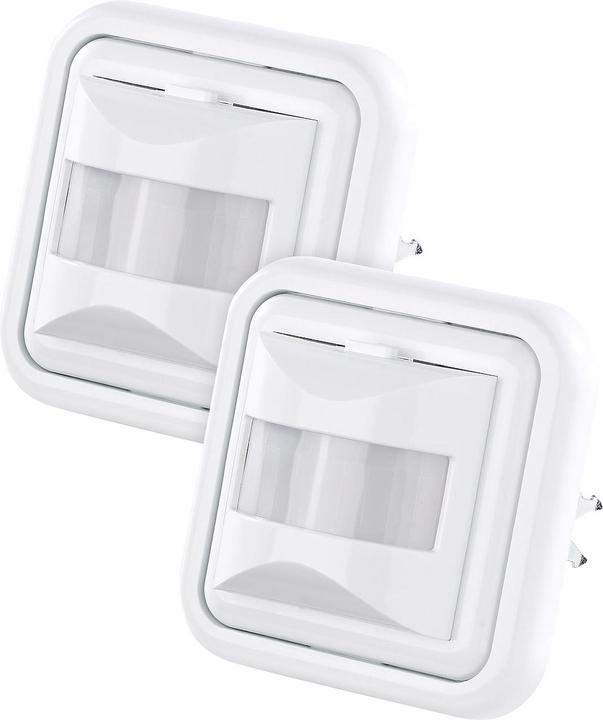 Actual product image Revolt Set of 2 Automatic Light Switches with PIR Motion Detector (9 m)