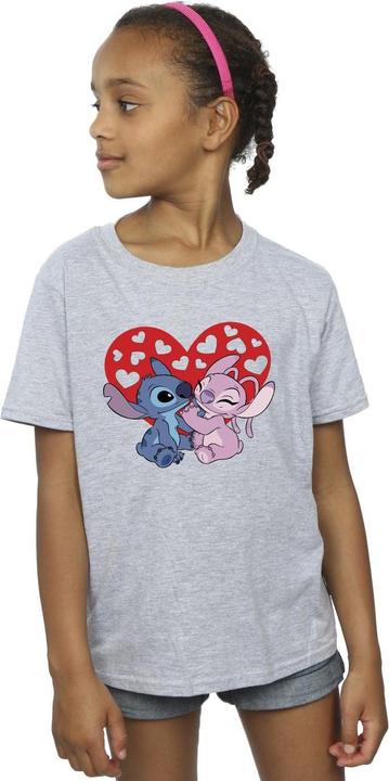 Immagine prodotto Disney Lilo & Stitch Hearts Maglietta Ragazze (152, 158)