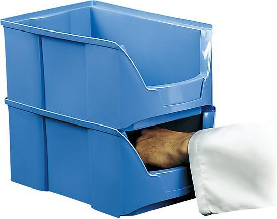 Produktbild kaiserkraft FUTURA-Sichtlagerkasten aus Polyethylen