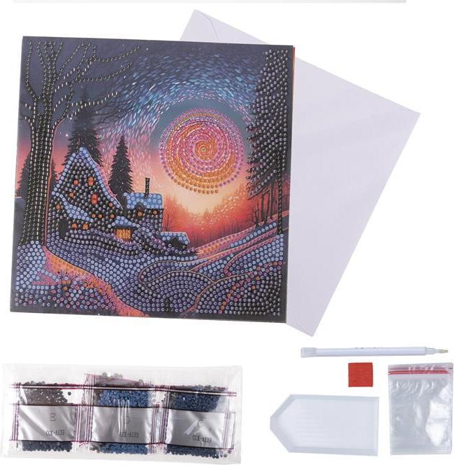 Produktbild Craft Buddy Dämmerungslicht, 18x18cm Crystal Art Card