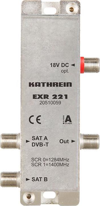 Actual product image Kathrein EXR 221 single-cable multiswitch to 1x2 (Multi switch)