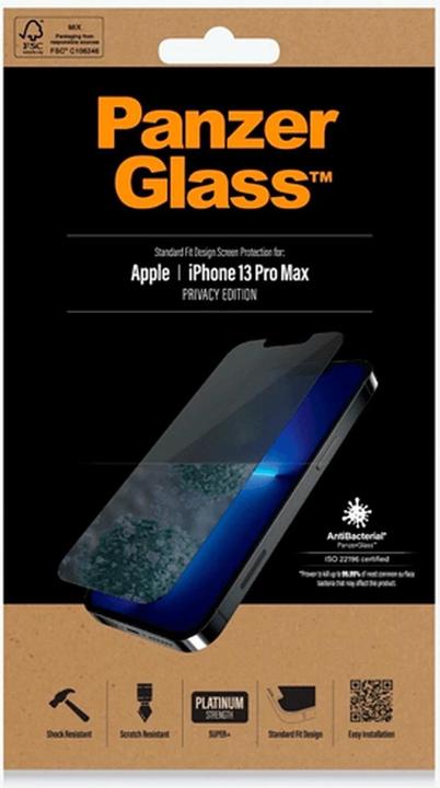 Immagine prodotto PanzerGlass Vestibilità standard (1 Pezzo/i, Apple iPhone 13 Pro Max)