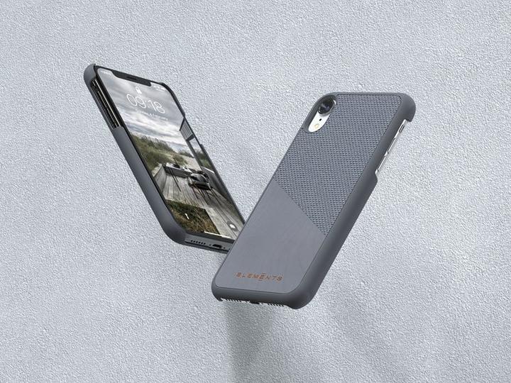Immagine prodotto Nordic Elements Original Helium - Custodia per Iphone Xr con vero legno d'acero (grigio medio) (Apple iPhone XR)