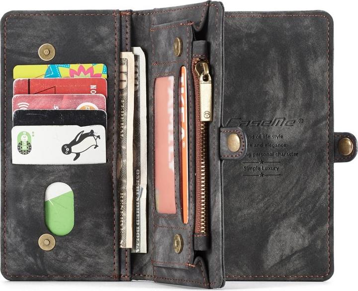 Productafbeelding Caseme Apple iPhone XR Echt Leren Portemonnee Kaart Hoesje (Apple iPhone XR)