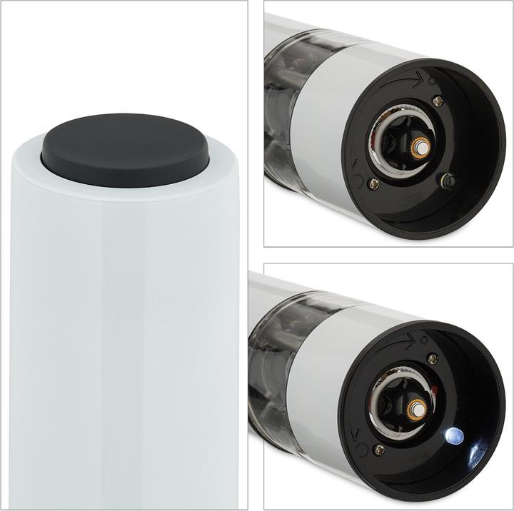 Actual product image Relaxdays 2x spice grinder (Various spices, Herbs, Pepper, Salt)
