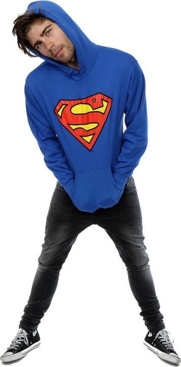 Image du produit - Sweat à capuche SUPERMAN LOGO - Homme (3XL)