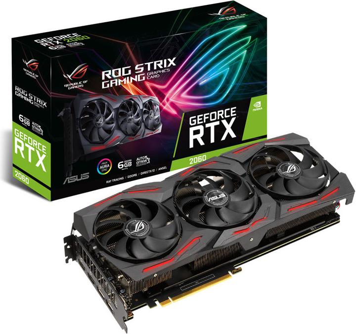 Actual product image ASUS GeForce ROG STRIX RTX 2060 6G EVO GAMING (6 GB)