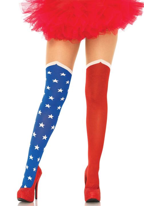 Immagine prodotto Leg Avenue Collant America USA Supereroe a stelle e strisce (Taglia unica)