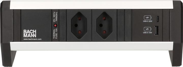 Produktbild Bachmann Desk 1 (2 x, Typ 13, USB-A, USB-C)