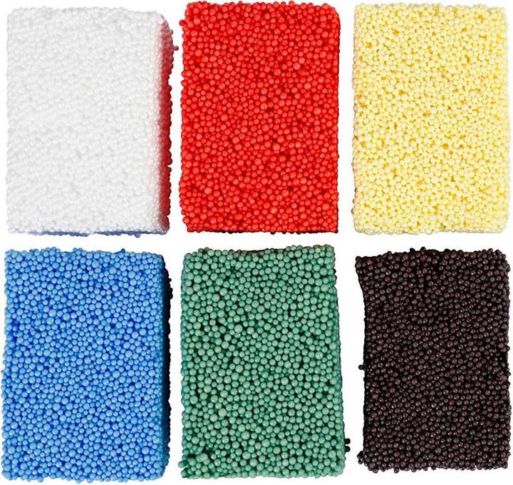 Actual product image Creativ Company Soft Foam Clay standard colours, 6x10gr.