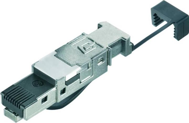 Actual product image Weidmüller RJ45 field install plug Cat6a/profinet