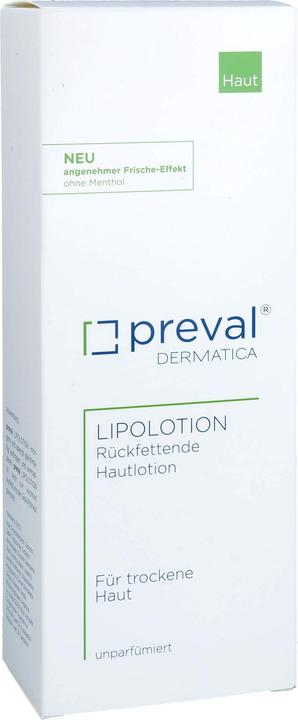 Nährwerte und Zutaten Preval Dermatica Preval Lipolotion (Körperlotion, 500 ml)