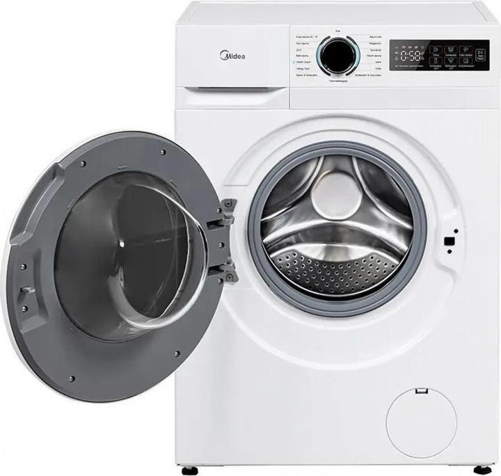 Produktbild Midea MF110W80B-14A10 Frontlader Waschmaschine, 8kg, 1400 U/min (8 kg, Links)