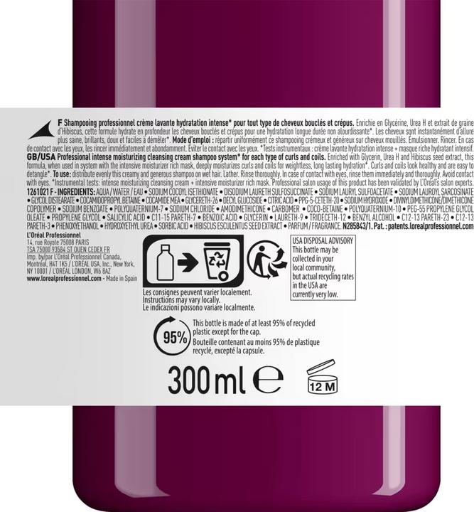 Actual product image L'Oréal Professionnel Curl Expression (1500 ml, Liquid shampoo)