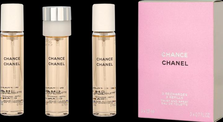 Actual product image Chanel Chance 3xRefills (Eau de toilette, 60 ml)